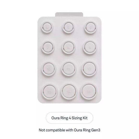 NEW oura ring gen 4 sizing kit 🤍 - Picture 5 of 9